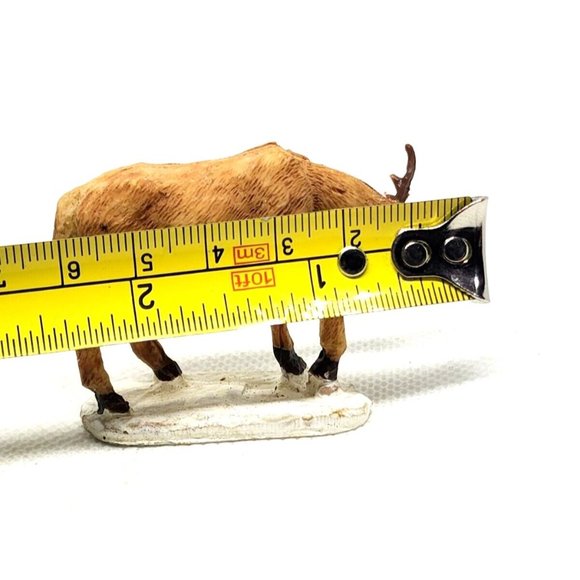 Vintage Lemax White Tail Buck Deer in snow Figurine 1999 IMP Shelf Sitter Home D - Picture 10 of 12